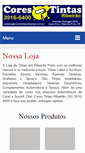 Mobile Screenshot of corestintasribeirao.com.br